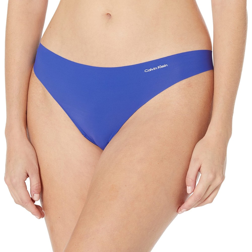 Calvin Klein Thong Panty Clematis Seamless, Nylon Blend, XL